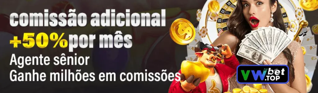 comissão extra para afiliados da VWBET cassino